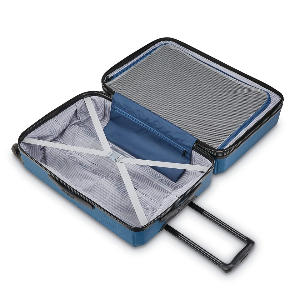 Stratum XLT Expandable Hardside Luggage with Spinner Wheels, Blue Spruce, Che... - Image 4 of 4