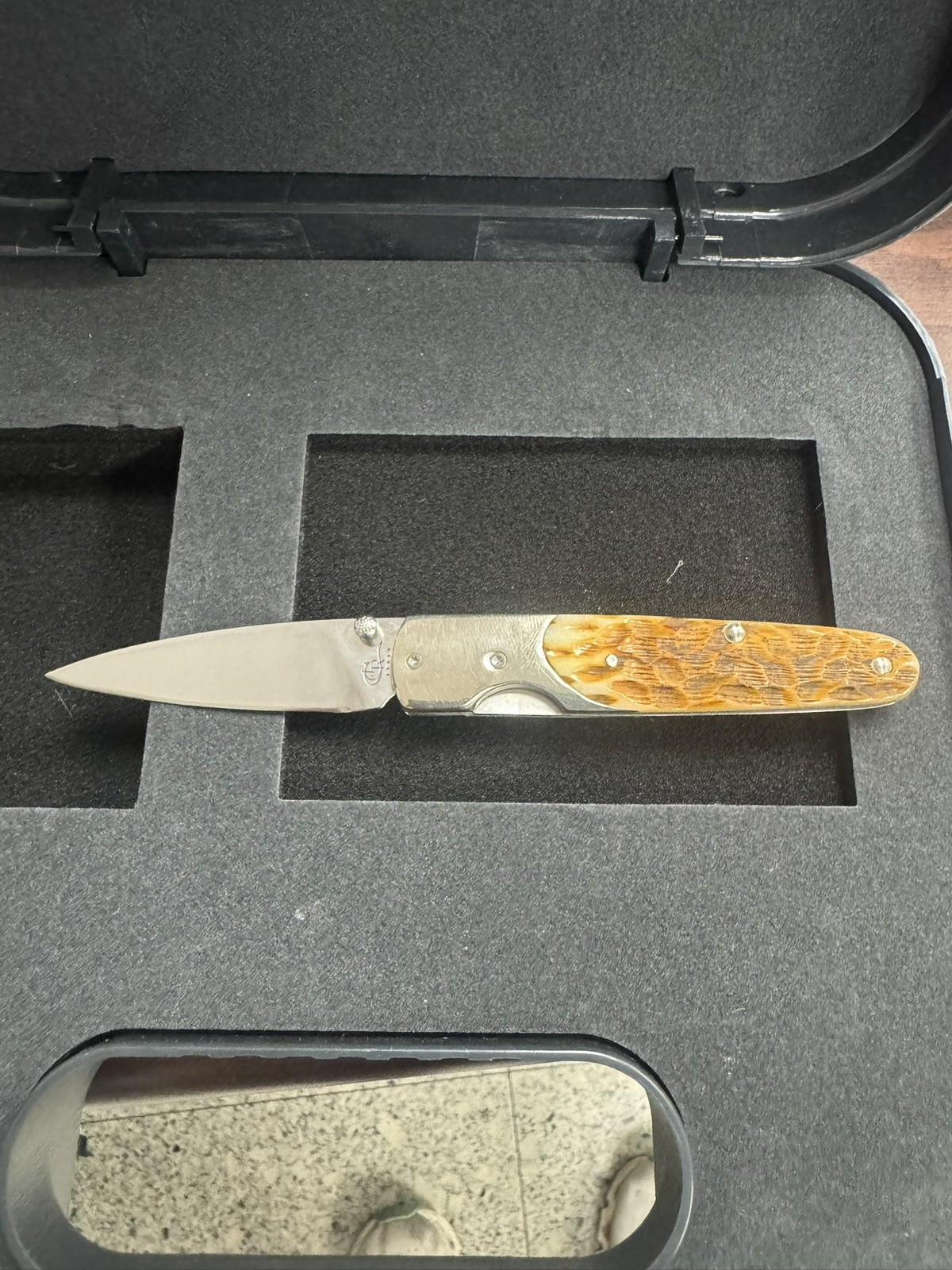 Case XX 6173L j russell case slim lock walnut bone BG42 pocket knife | eBay