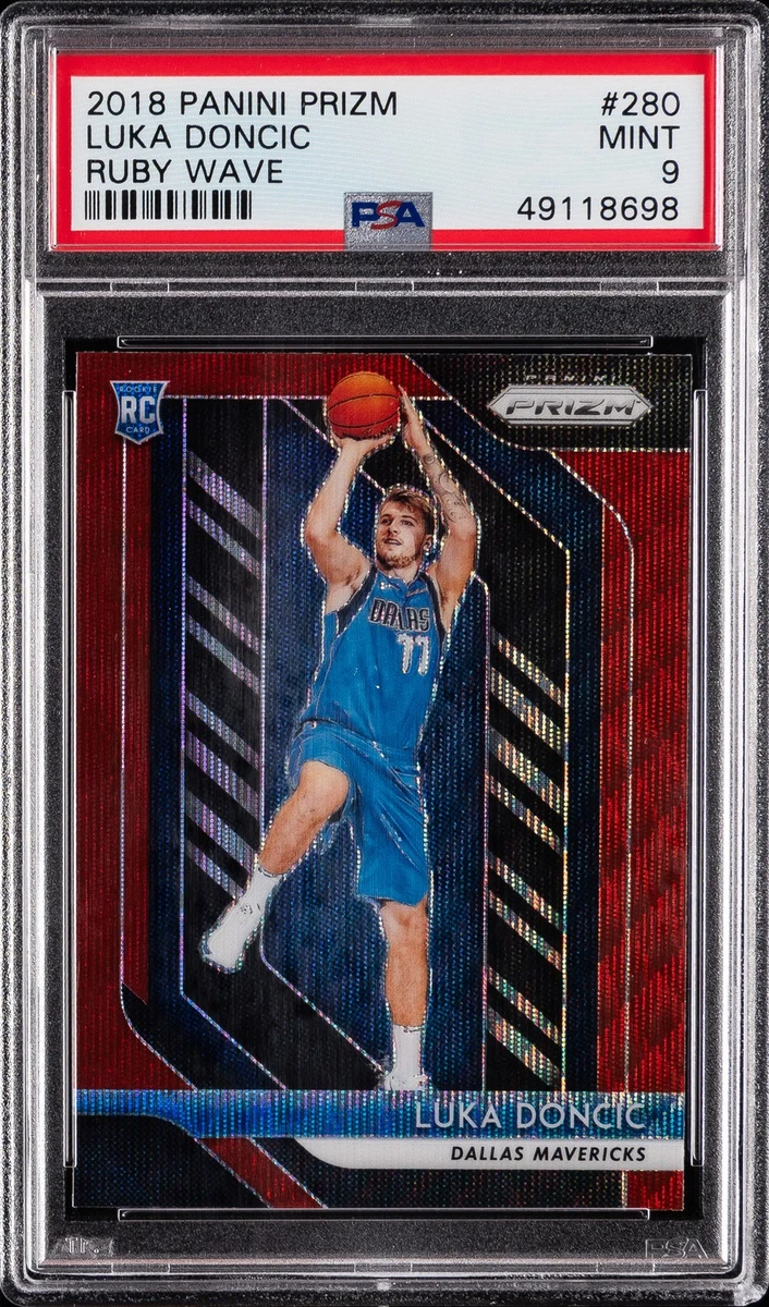 Luka Dončić 9 Graded Basketball Sports Trading Cards & Accessories
