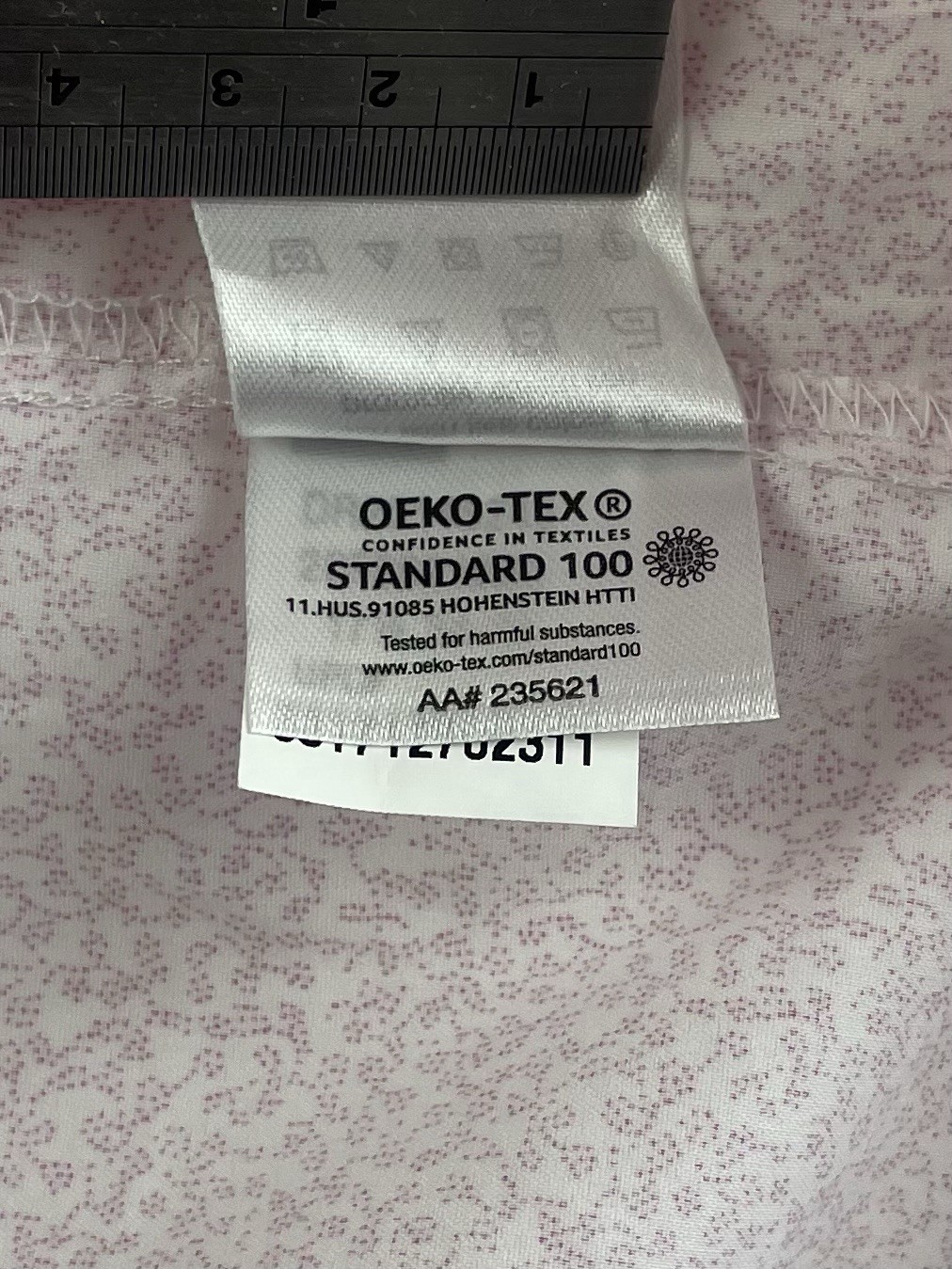 Van Heusen Flex Men's Button-Up Long Sleeve Dress Shirt Pink Size 17.5-34/35 thumbnail 9