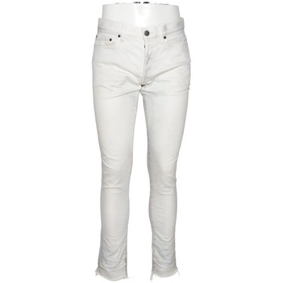 John Elliott, Jeans, Größe: 30, Weiß/Grau, Baumwolle/Polyurethan, Einfarbig #CDf