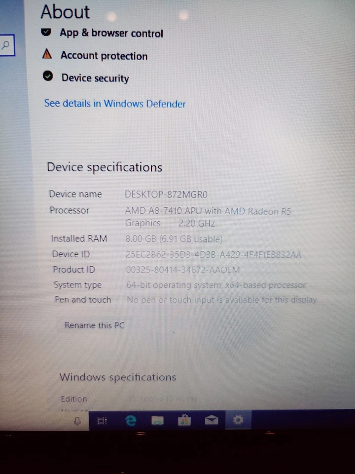 Laptop Lenovo 15.6 G51 AMD A8-7410 With Radeon 8 GB Ram 500 GB Run To Win - Image 4 of 4