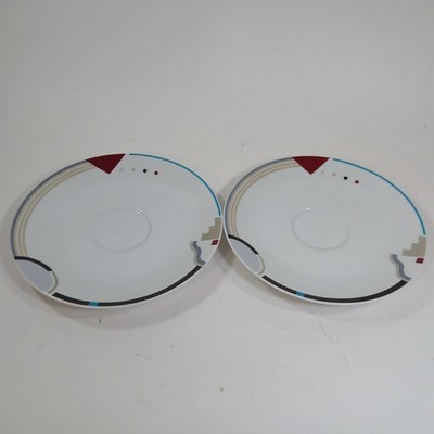 Lot of 3x STUDIO NOVA ATTITUDES Teacup Saucer PLATES 6.25''