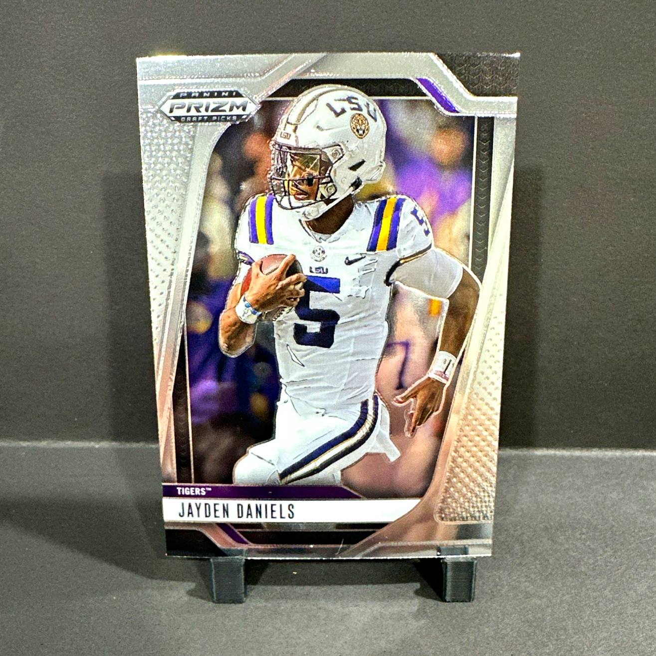 Panini 2025 Prizm Draft Picks Jayden Daniels #178 LSU Tigers Silver Prizm