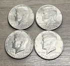 1776-1976 (4) Kennedy Bicentennial Half Dollar Free Shipping!
