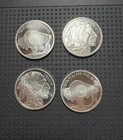 Four - 1 oz Sunshine Minting Buffalo Indian Head .999  silver rounds