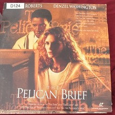 The Pelican Brief LaserDisc Thriller 1993 Julia Roberts Denzel Washington