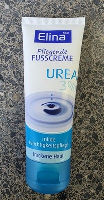 Elina med Urea 3% Fußcreme mild sensitiv feuchtigkeitsspendend für trockene Haut
