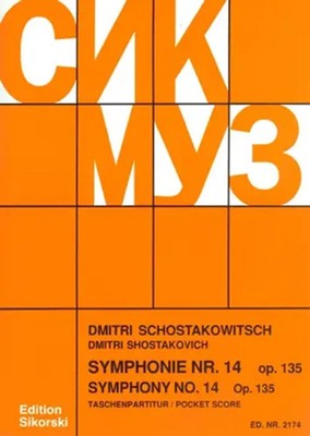 Dimitri Shostakovich | Symphony No.14 Op.135 (1987) | Studienpartitur
