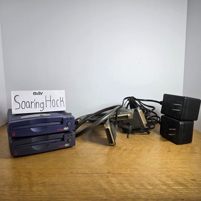 2-Iomega Zip 100 Parallel External Drives w/ Power Adapter