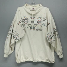 Vintage Art Unlimited Sweatshirt Mens 2XL Aztec 90s Made in USA Soft