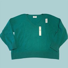 Old Navy Women's Emerald Green Long Sleeve Sweater XL NWT