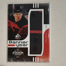 Upper Deck SP Game Used Banner Year Timo Meier #BYSS-TM Devils 2024-25