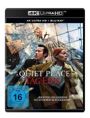 A Quiet Place: Tag Eins (4K Ultra HD) + (Blu-ray) - Horror, Thriller & Krimi