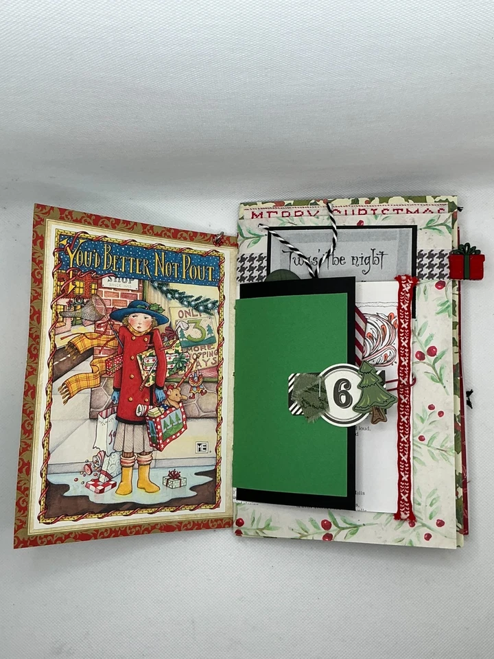 Handmade Junk Journal ~ " Joy this Christmas " - Image 4 of 4