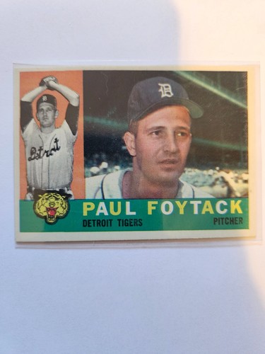 1960 TOPPS PAUL FOYTACK #364 NM COMBINED SHIPPING