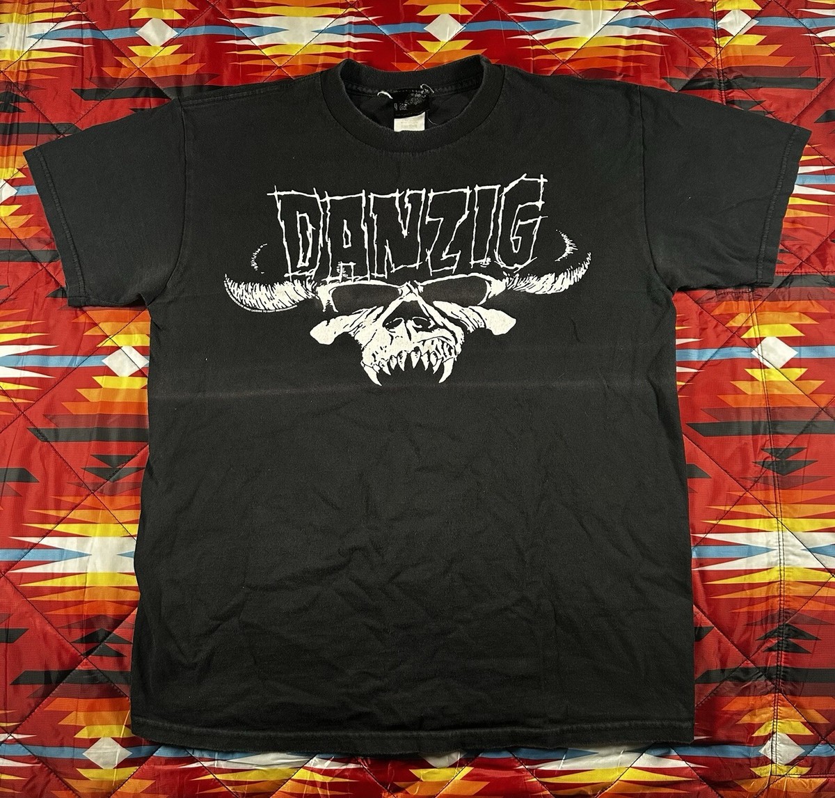 ミュージシャン bonez Vintage Bandana Skull Tee XL Vtg Original Skull And Cross Bones 1991 Fashion Victim XL