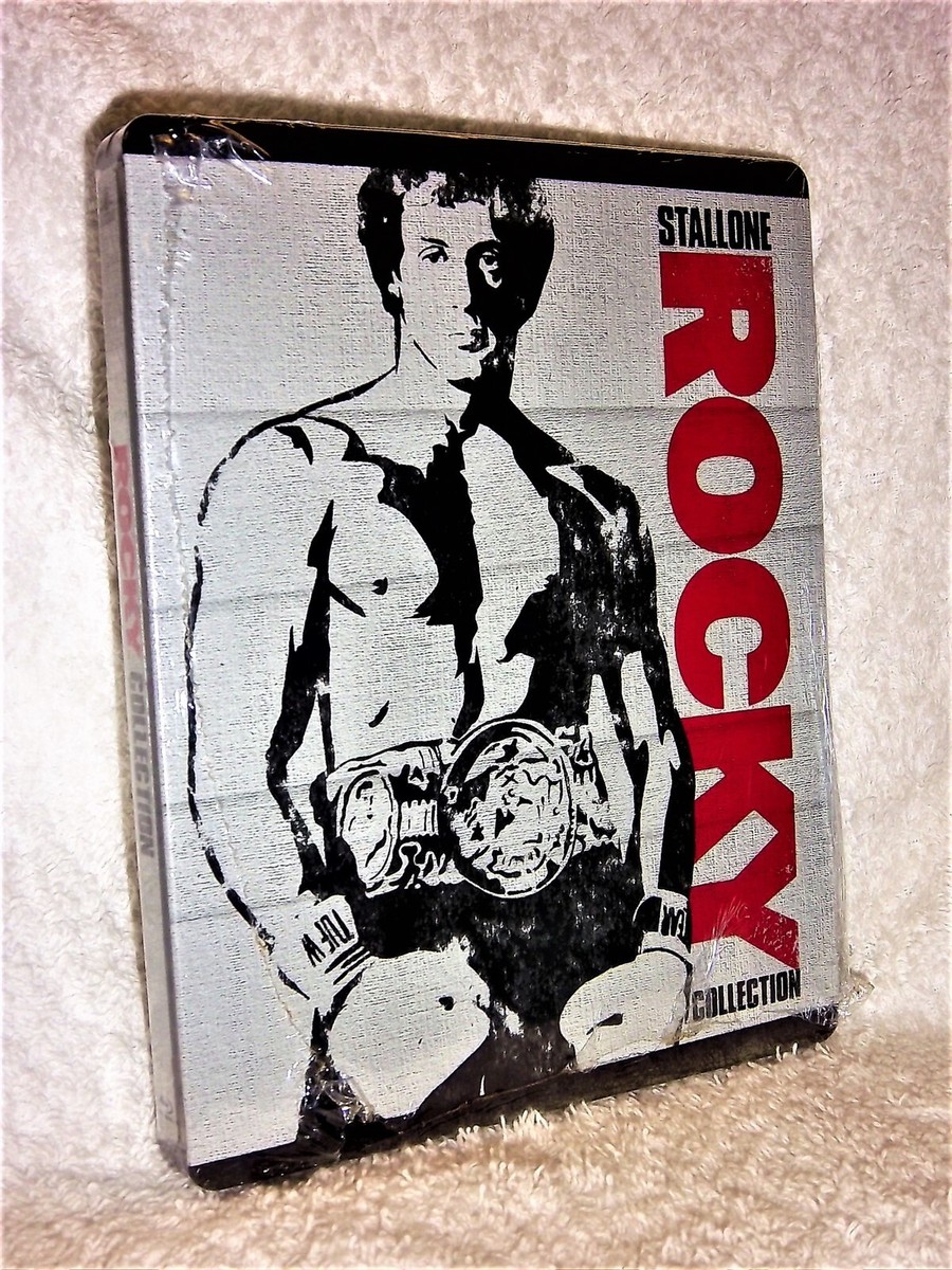 Rocky Collection (6-Disc) (Blu-ray, 2018, STEELBOOK) boxing