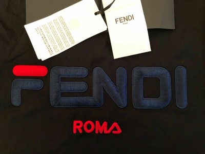 fendi fila t shirt mens