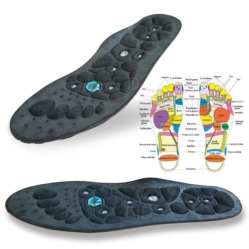 Magnetic Acupressure treating Plantar Fasciitis Massage Insoles Magnetic Insoles - Picture 14 of 21