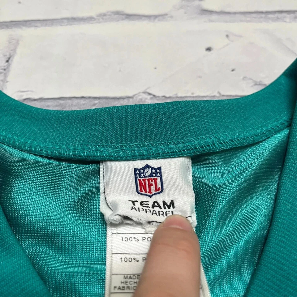 Camiseta Ronnie Marrón Juvenil Grande Azul Miami Dolphins Equipo NFL Ropa Fútbol Foto 3 de 4