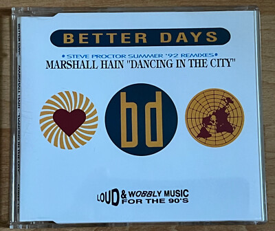 Rare UK-Import Maxi-CD: Marshall Hain - Dancing In The City (1992) Fehlpressung!