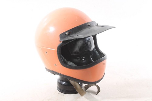 Vintage Cross Retro Motorcycle Helmet Crash Helmet Size Approx. 60