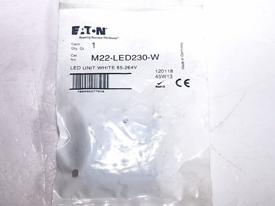 EATON M22-LED230-W LED UNIT WHITE 185-264V - 6 AVAILABLE