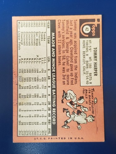 Tarjetas de béisbol Topps 1969 completa tu conjunto que elijas #1 - 160 grado bajo - Imagen 73 de 227