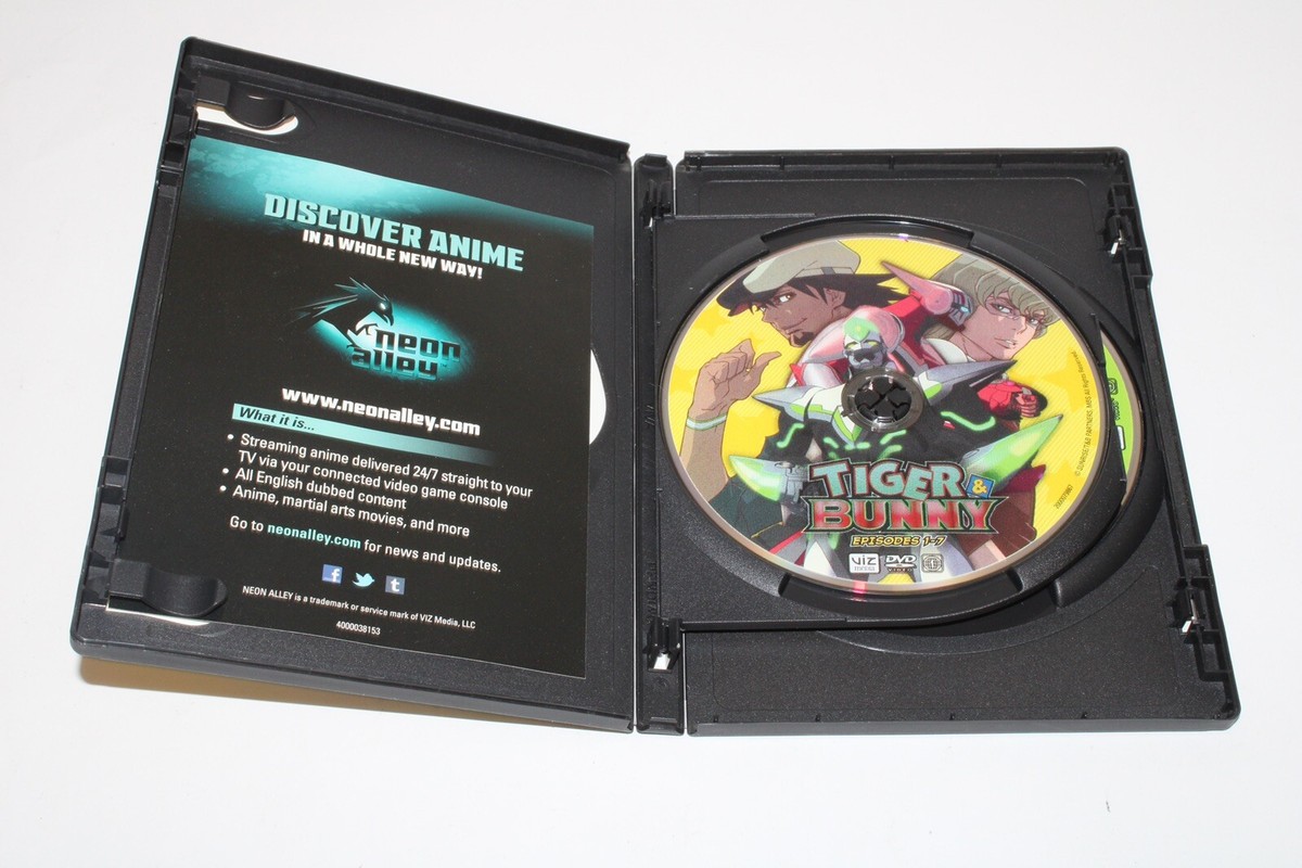 Tiger & Bunny Set 1 DVD Complete With 2 Mint Discs Insert
