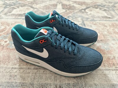 Nike Air Max 1 Prm Turquoise Denim Size 10.5 VNDS | eBay