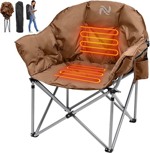 Barbella Heated Cushion Folding Lounge Patio Club Camping for Picnic Outdoor - 第 1/68 張圖片