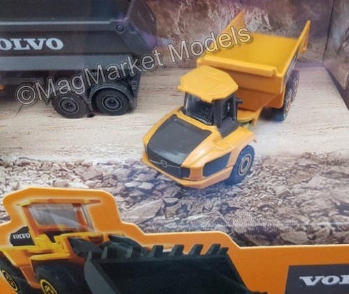 MAJORETTE · VOLVO CONSTRUCTION · 4-VEHICLE GIFTPACK · BRAND NEW & SEALED - Picture 6 of 12