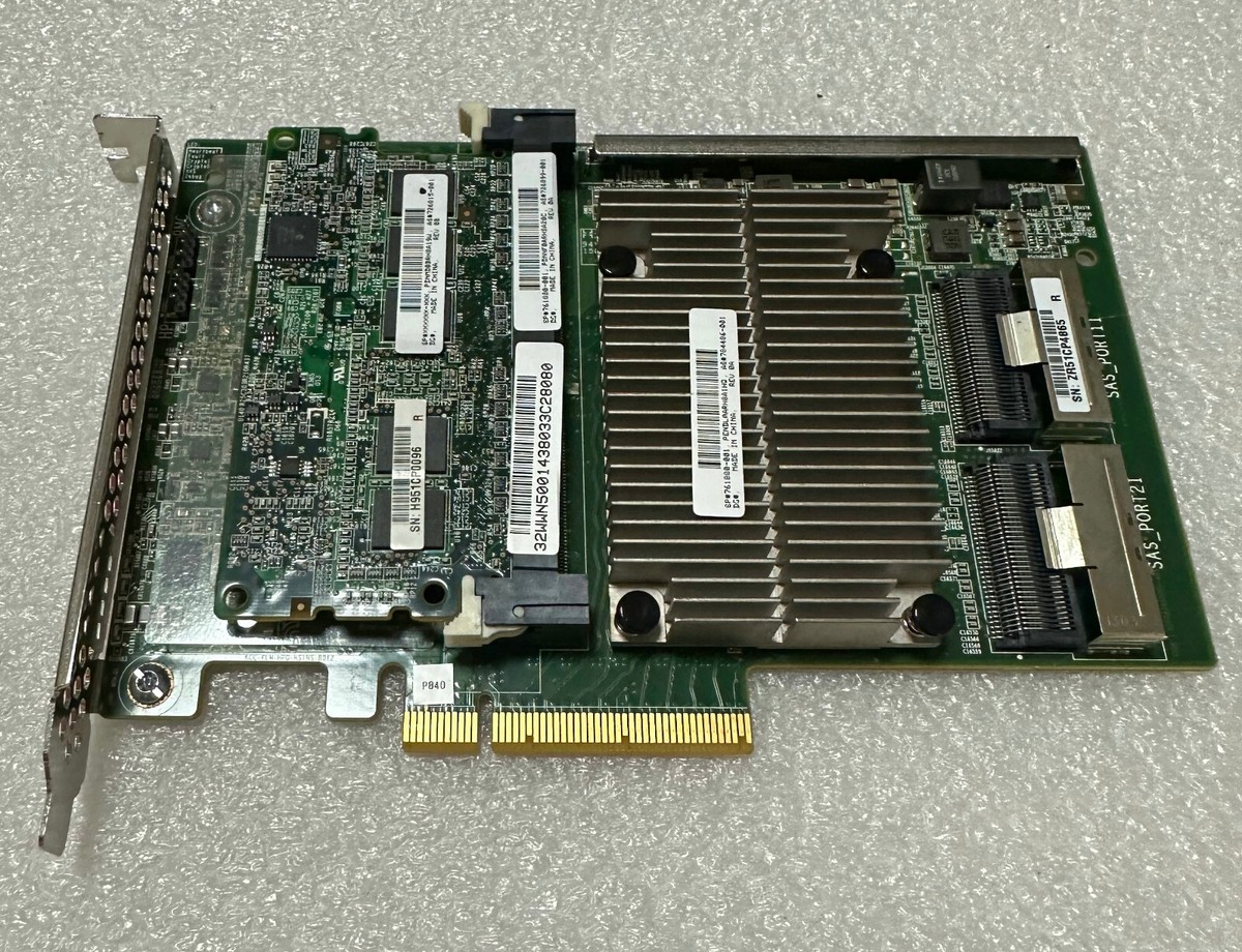 HP Smart Array P840 12Gb SAS RAID Controller 4GB FBWC 2x SAS Kabel 761880-001 E - Foto 4