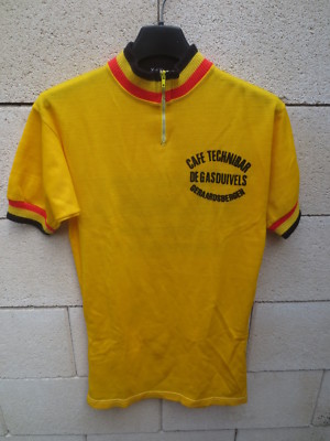 Maillot Uno-X Pro Cycling Team 2023 Norweigan Champion Tour de Francia 2023 manga corta amarillo