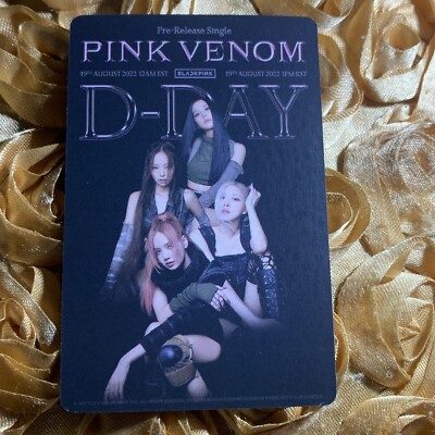 BLACKPINK Pink Venom Edition Celeb KPOP Girl Photo Card Group D Day