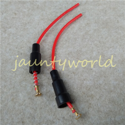 2PC AGC Fuse Holder In-line screw type with wirE 5x20mm