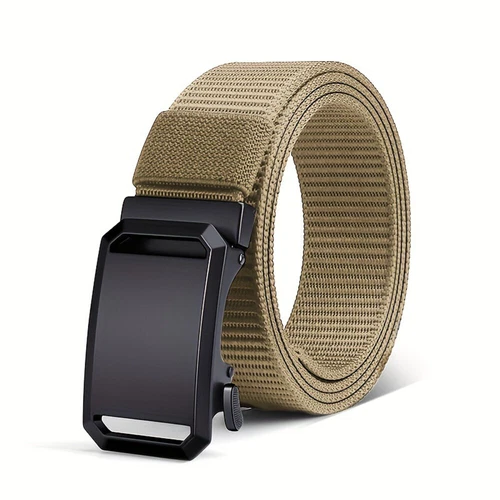 Unisex Stoffgürtel Nylon Canvas Arbeitsgürtel Automatik Gürtel - Bild 13 von 19