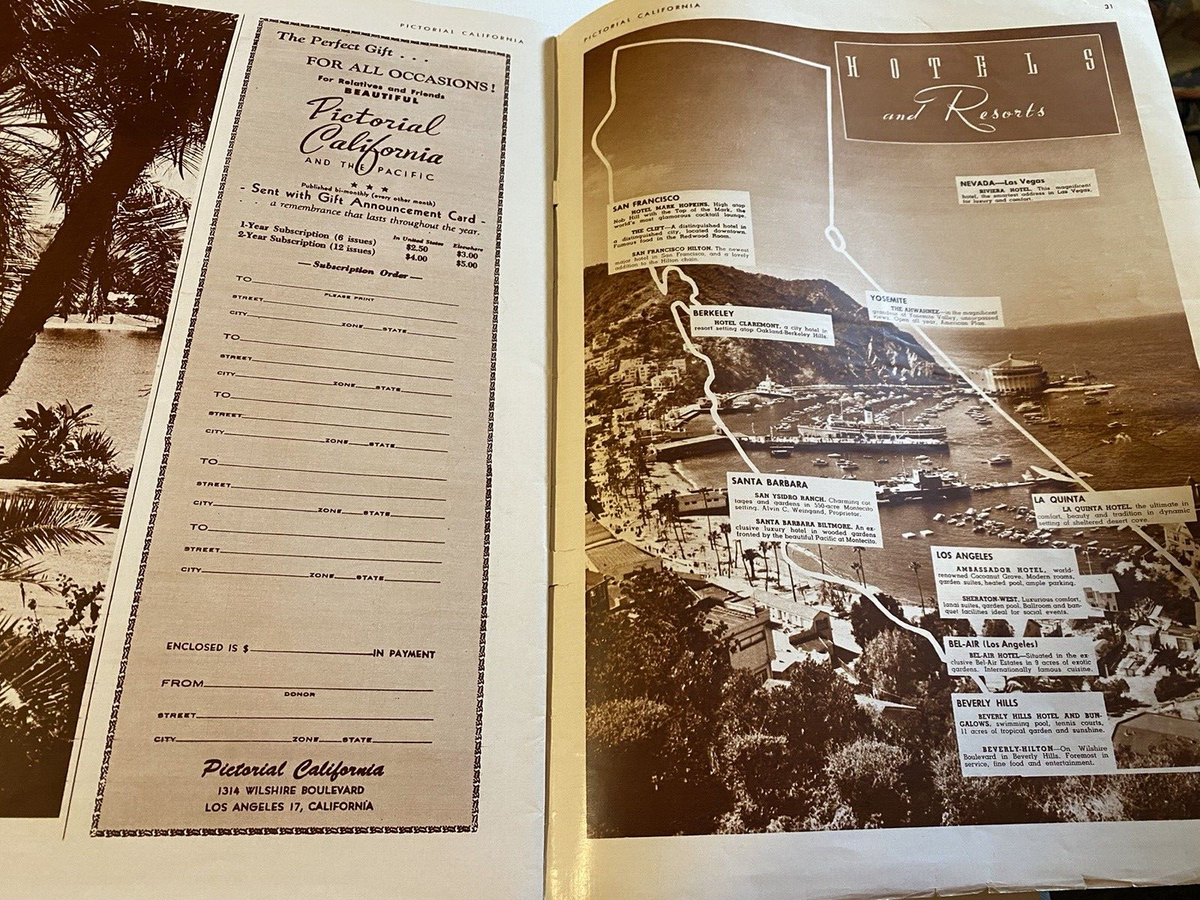 Pictorial California And The Pacific, Summer 1965