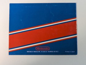 Ice Hockey (Nintendo Entertainment system, NES, 1988) game + manual