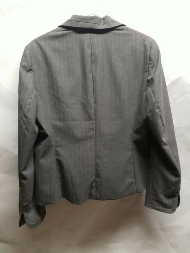 Womens Banana Republic Suit Jacket Gray Two Button, Size 12 - Picture 3 of 4