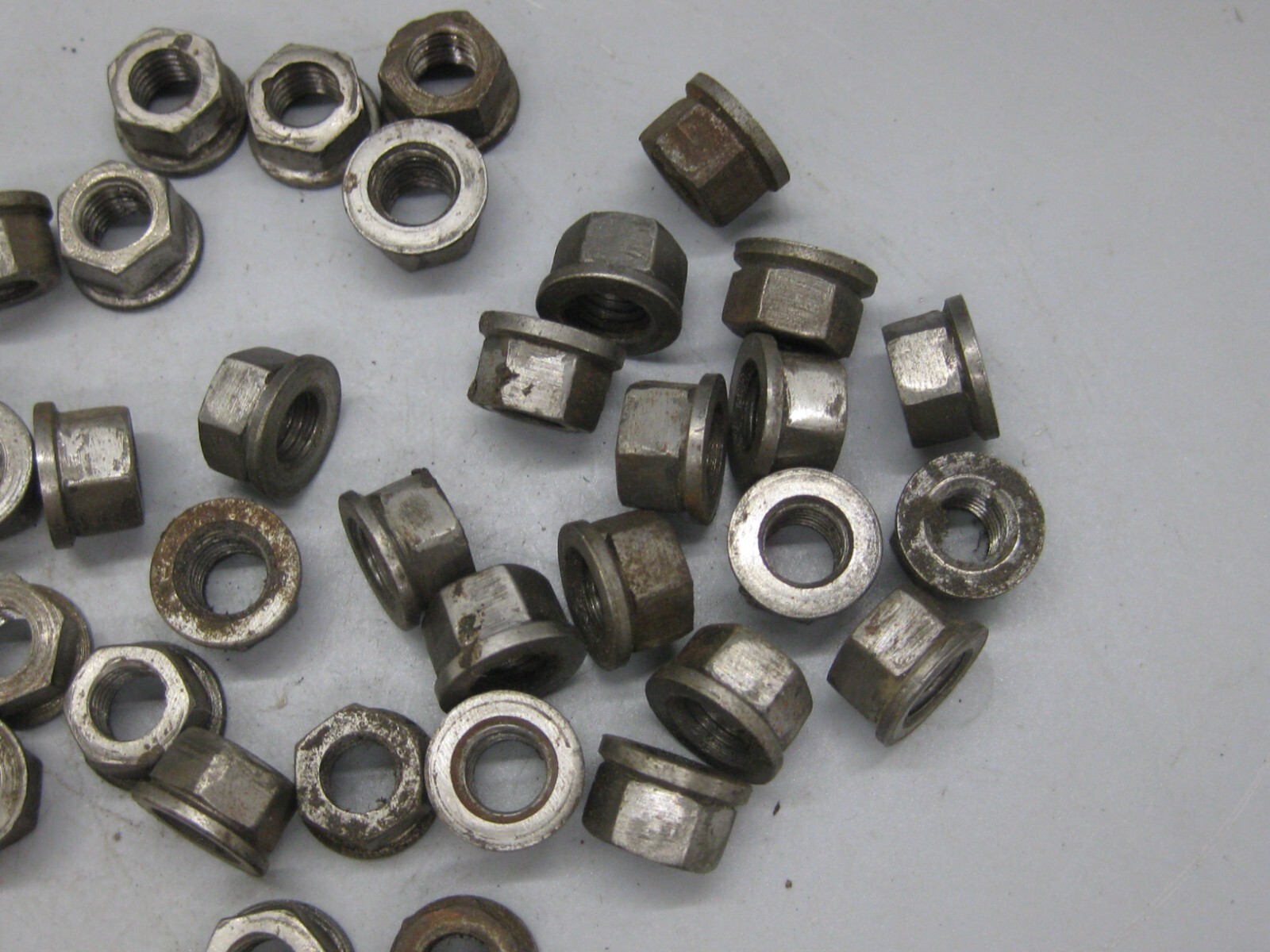35- 1934-40 PRE WAR BUGATTI T35 TYPE 35 T75 75 10MM HEX SHOULDER NUTS OEM LOT