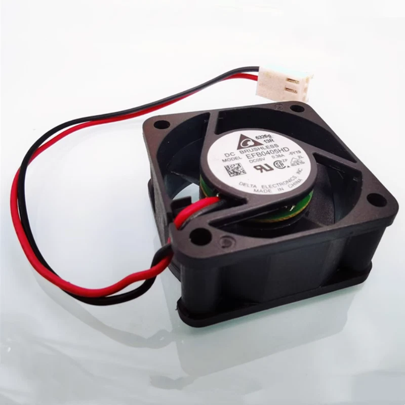 1PCS DELTA EFB0405HD 40*40*20MM 4CM DC5V 0.38A 2Pin Cooling Fan Fast Shipping - Image 2 of 3