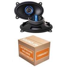 Autotek Lautsprecher f&uuml;r Mercedes W126 S-Klassse Front Heck Ablagen Boxen Einbau