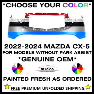 NEW OEM FRONT BUMPER FOR 2022-2024 CX-5 PAINTED *CHOOSE YOUR COLOR