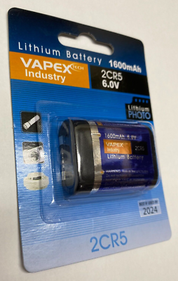 Batterie Al Litio Per Fotocamere Batteria Al Litio 6V 2CR5 - Foto 4