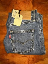 Levi's '80s Mom Jeans Womens 26x30 High Rise Tapered Leg Distressed Blue Jeans