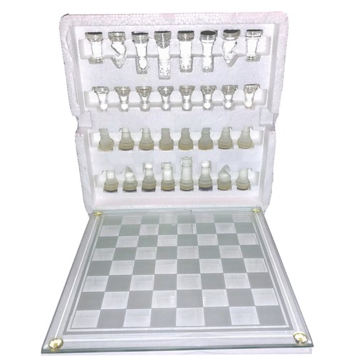 House of Marbles Glas Schachspiel Jeu d'échecs en verre - Bild 3 von 7