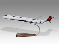 Bombardier CRJ 900LR Delta Connection Desk Wood Airplane Model 1:72