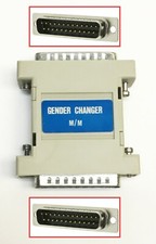 PC Accessories DB25 Male to Male Gender Changer 25 Pin